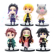 Набір фігурок The Coop Kimetsu no Yaiba v6 6 шт 6 см Різнокольоровий (24380)