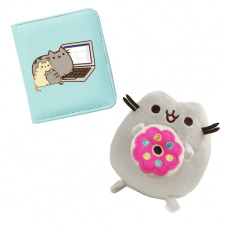 Комплект 2Life М'яка іграшка 15х12 см та гаманець Pusheen cat v-12485
