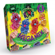 Детский набор для проведения опытов "Crazy Slime" Danko Toys SLM-03 4в1 укрSLM-03-02U