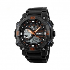 Годинник наручний чоловічий спортивний Skmei 1228 Black