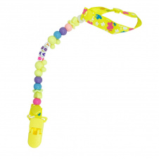 Тримач для пустушки Baby Mega Zayka MGZ-0503(Yellow) 34 см