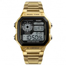 Годинник наручний Skmei 1335 Gold 1335GD (17123-hbr)