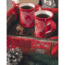Картина за номерами Art Craft Різдвяна кава 40*50 см 12133-AC
