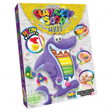 Набір креативної творчості "Пластилінове мило" Danko Toys PCS-03 Play Clay Soap укр 6 кольорів Акула