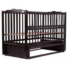 Кровать Babyroom Веселка маятник, откидной бок бук венге (hub_4uysuk)