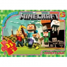 Пазли дитячі "Minecraft" G-Toys MC770 35 елементів