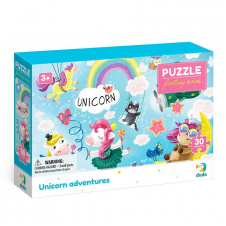 Дитячі пазли "Пригоди єдиноріжків" DoDo Toys 300416 30 ел.