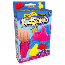Набір креативної творчості "Кінетичний пісок" KidSand" Danko Toys KS-05 міні 200 г укр Castles Blue