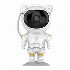 Проектор зоряного неба з пультом та таймером Astro Астронавт Білий (411302109)