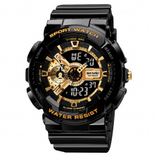 Годинник наручний Skmei 1688 Black 1688BKGD (17159-hbr)
