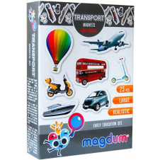 Набір магнітів "Транспорт" Magdum ML4031-17 EN