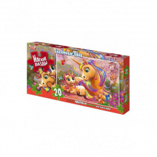 М'які пазли "Казкові поні" Danko Toys S20-09-01 20 елементів