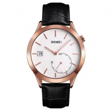 Чоловічий кварцовий годинник Skmei 1581 Prestige Чорний