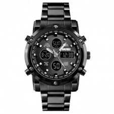Чоловічий наручний годинник Skmei Molot Limited AllBlack Чорний