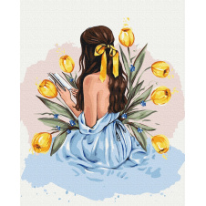 Картина за номерами BrushMe "Історія тюльпанів © Alla Berezovska" 40х50см BS53574