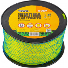 Лісочка для тримера MASTERTOOL 2.70 мм 138 м 1 кг "квадрат" 19-2427