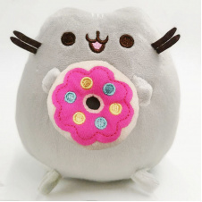 М'яка іграшка 2Life Pusheen cat Кіт з пончиком 15х12 см v-12315