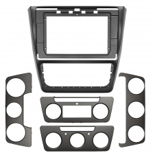 Перехідна рамка Lesko Skoda Octavia 2004-2014 р F-6502 Black (6529-22642)