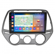 Штатная магнитола Lesko 9" Hyundai i20 I Рестайлинг 2012-2014 4/64Gb CarPlay 4G Wi-Fi GPS Prime (9941-47654)