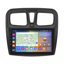 Штатная магнитола Lesko 10" Renault Logan II Рестайлинг 2018-н.в. 4/64Gb CarPlay 4G Wi-Fi GPS Prime (9821-48058)