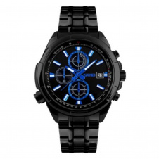 Годинник Skmei 9107 Black Black Dail BOX (9107BOXBKBK)