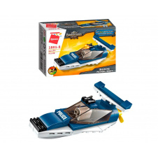 Детский конструктор "Police" Qman 1801-1-8 Катер