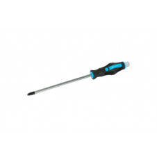 Викрутка ударна хрестова магнітна MASTERTOOL GM EXTERNAL HEX PH3х200 мм ручка з покриттям TPR (49-6320)
