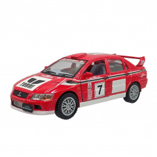 Модель автомобіля "Mitsubishi Lancer" Kinsmart KT 5072 W(Red) 1:32 - 1:36