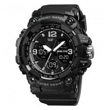 Годинник наручний чоловічий Skmei 1742 Black 1742BK (17167-hbr)