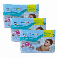 Преміум підгузки Lupilu soft&dry 4 Maxi (8-14 кг) 150 шт