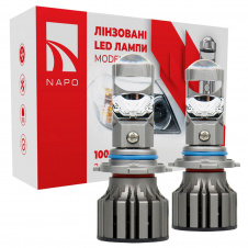 Комплект світлодіодних ламп Napo Model GL HB4 6500K 10000LM 2 шт Білий (2565342208)
