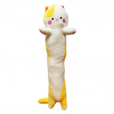 М'яка іграшка антистрес "Кіт батон" Bambi K15216, 70 см Жовтий