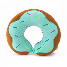 М'яка іграшка Kidsqo Подушка для подорожей Пончик М'ятний (KD6952)