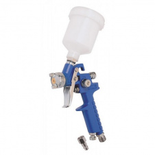 Краскопульт MASTERTOOL HVLP MINI ВБ 125 мл пластик Ø0.8 мм 70-110 л/мин 2-2.5 бар тип А 80-8930