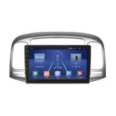 Штатная магнитола Lesko Hyundai Accent III 2006-2011 9" 2/32Gb 4G Wi-Fi GPS Top (10472-51761)