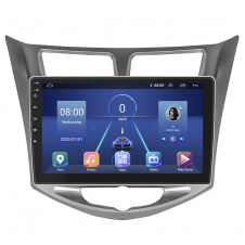 Штатная магнитола Lesko Hyundai Accent IV 2010-2017 10" 4/64Gb 4G Wi-Fi GPS Top (10471-51771)