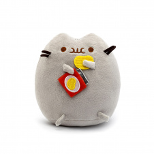 М'яка іграшка Pusheen cat VOLRO з чіпсами Gray (vol-69)