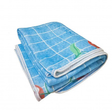 Електропростирадло-покривало Warm Too Cherry Cells 150х170 см Blue