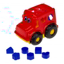 Сортер-автобус Бусик №1 Colorplast 0244 Красный