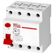 УЗО Horoz Electric safe 100А 4p (114-003-4100-010)