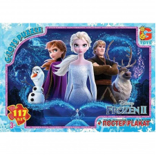 Пазли дитячі "Frouzen" Крижане Серце G-Toys FR056 117 елементів