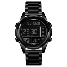 Годинник наручний Skmei 1448 Black 1448BK (15958-hbr)