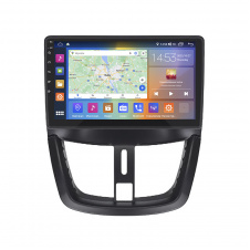 Штатная магнитола Lesko 9" Peugeot 207 I Рестайлинг 2009-2015 4/64Gb CarPlay 4G Wi-Fi GPS Prime (9440-47976)