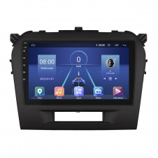Штатная магнитола Lesko Suzuki Vitara II 2014-2019 9" 2/32Gb 4G Wi-Fi GPS Top (10284-53936)