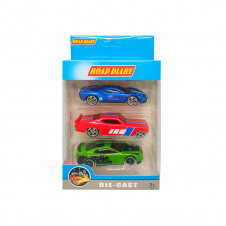 Набор металлических машинок A-Toys 699-03S в коробке 3шт Вид 2