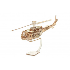 Механический конструктор Veter Models Valkyrja 3D головоломка Валькирия Вертолёт времен Вьетнамской войны 421 деталей Коричневый