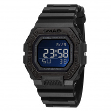 Часы наручные мужские Smael 8059 Black (15196-hbr)