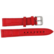 Ремешок для часов кожаный Mykhail Ikhtyar 18 мм Красный (S18-718S red)