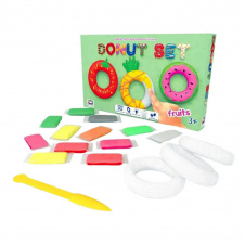 Набор для креативного творчества Donut Set FRUITS TM Moon Light Clay 70087 легкий прыгающий пластилин