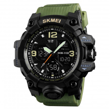 Часы наручные мужские Skmei 1155 Army Green, 1155BAG (12279-hbr)